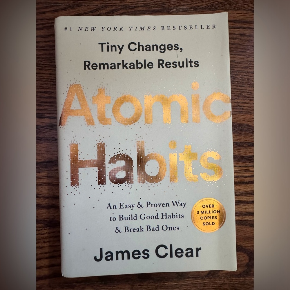 Atomic Habits by James Clear. Like new